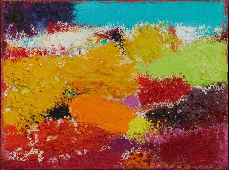 Petro Lebedynets, Sunny Glade, 2008, oil, canvas, 30x40