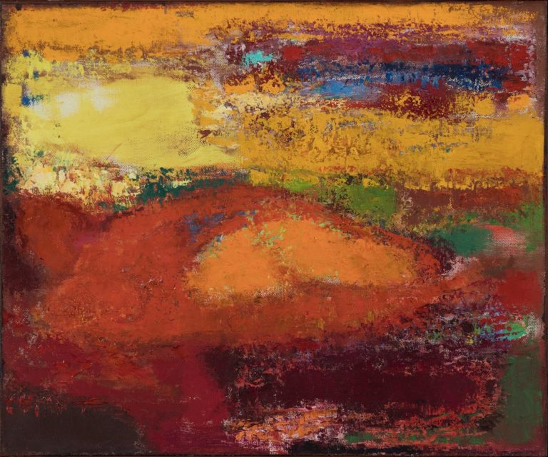 Petro Lebedynets, Gift, 1999, oil, canvas, 50x60