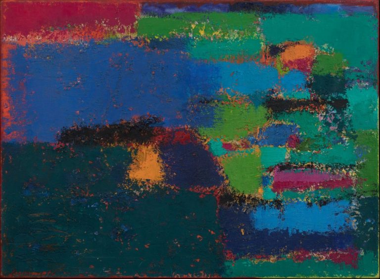 Petro Lebedynets, Blue Shadow, 2005, oil, canvas, 70x95