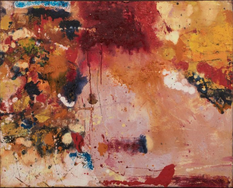Petro Lebedynets, Contemplation, 1998, oil, canvas, 80x100