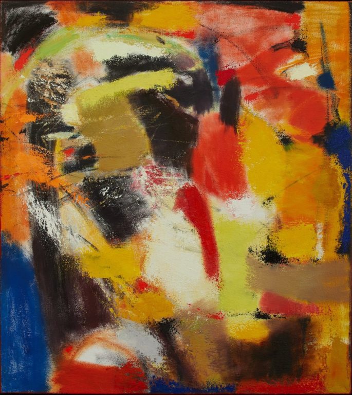 Petro Lebedynets, Composition 3, 2010, oil, canvas, 90x100