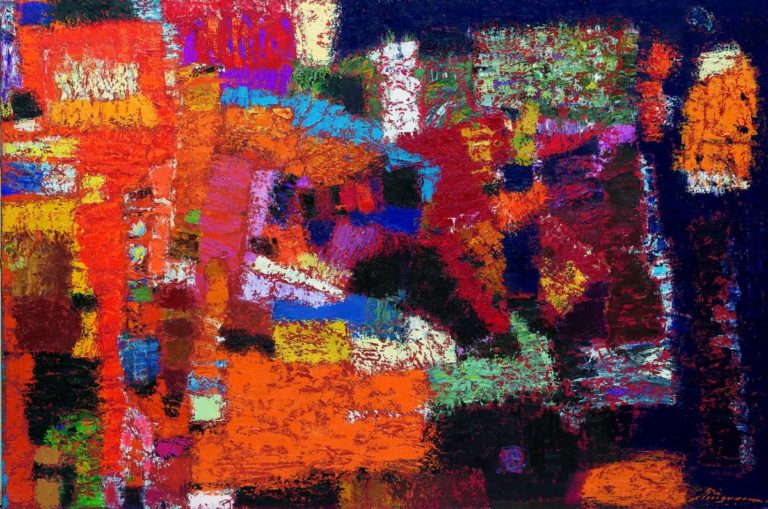 Petro Lebedynets, Euphoria, 2008, oil, canvas, 200x300